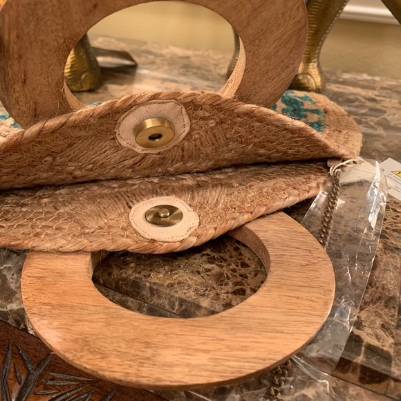 Geometric Handmade clutch. - Picture 5 of 9